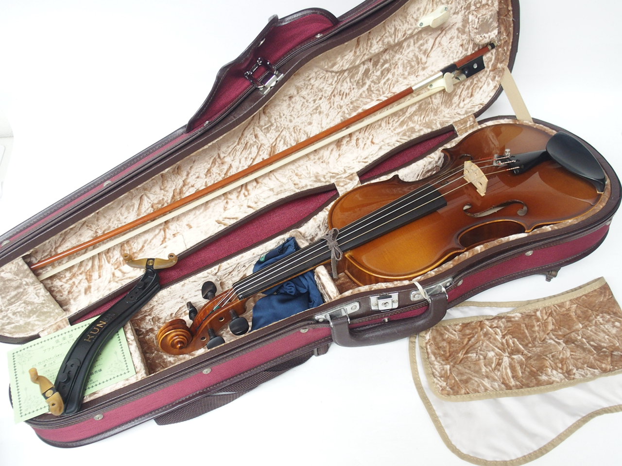 買い格安●Karl Hofner/カールヘフナー バイオリン 弓+ケース付き 弦器 バイオリン