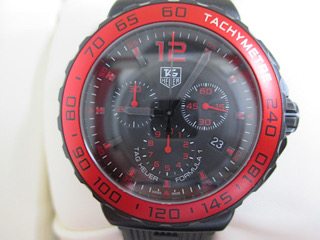 TAG HEUER タグホイヤー フォーミュラ1 クロノグラフ CAU1117 ラバーベルト メンズ  クォーツ腕時計買い取りさせて頂きました。(京都伏見店)｜買取実績｜京都伏見、京都八幡市松井山手のリサイクルショップ  リサイクルマート京都伏見店・京都八幡市松井山手店