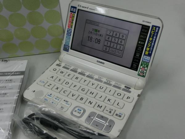 堺市の出張買取承ります！CASIO カシオ 電子辞書 EX-word XD-K9800WEを